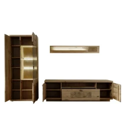 Wohnzimmer Wohnwand in Asteiche Hell - Losiamos (dreiteilig)