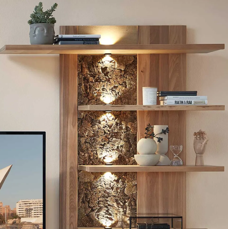 Wohnzimmereinrichtung Wohnwand Set - Cassna (dreiteilig)