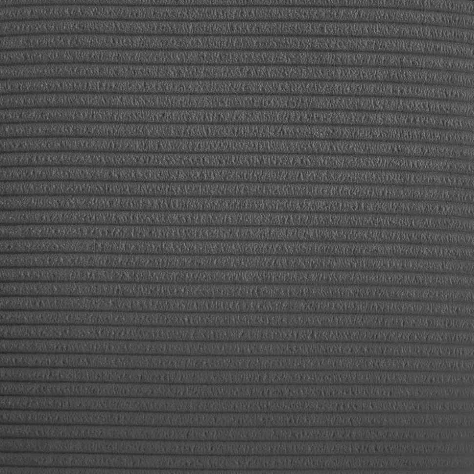 Wohnzimmerhocker in Anthrazit Breitcord - Ruffos