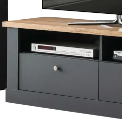 Wohnzimmermöbel TV Anbauwand Set - Lionel (vierteilig)