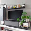 Wohnzimmermöbel TV Wand in Grau - Ridona (dreiteilig)