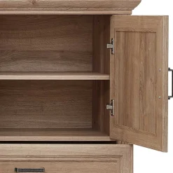 Wohnzimmerschrank in Eiche Optik mit LED - Barack