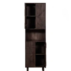 Wohnzimmerschrank in Walnussfarben - Luisa