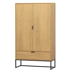 Wohnzimmerschrank mit Doppeltür und Schublade - Ariadelco