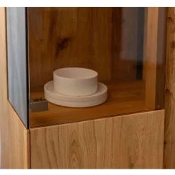 Wohnzimmerschrank mit Glas und LED Licht - Cocondar