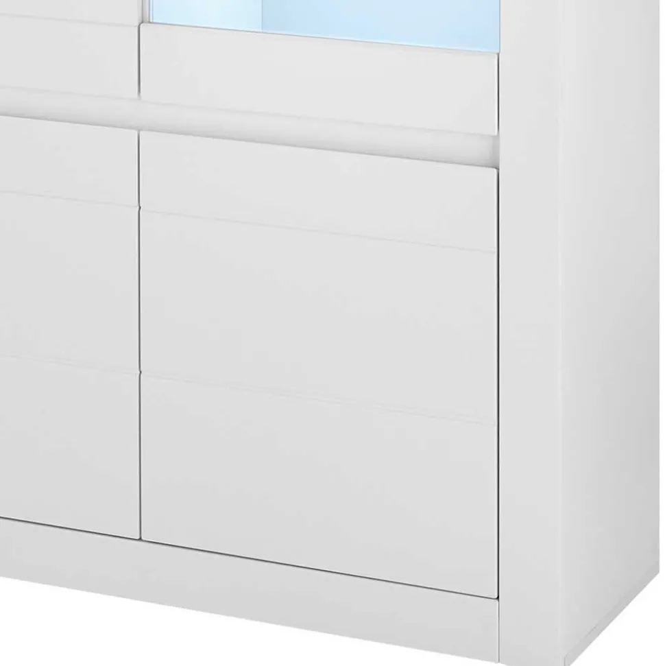 Wohnzimmerschrank mit Glaseinsätzen - Ilana