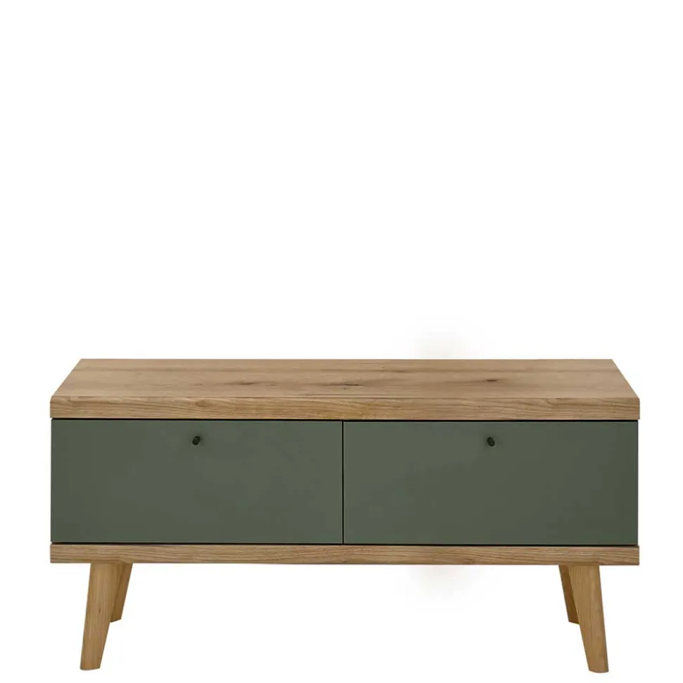 Wohnzimmerschränke & Regal in Graugrün - Oliva (vierteilig)