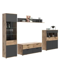 Wohnzimmerschränke & Regal - TV Wand - Lucios (vierteilig)