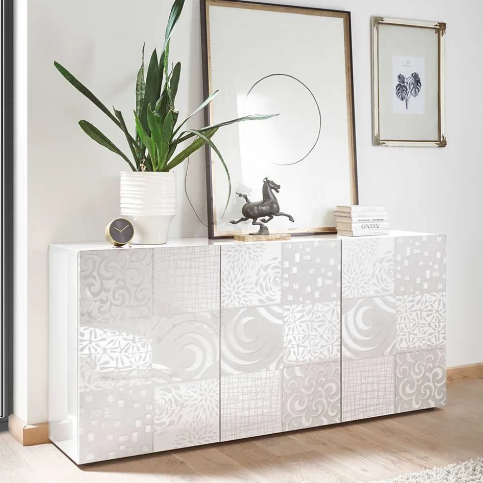 Wohnzimmerschränke in Hochglanz - Vascaub (dreiteilig)