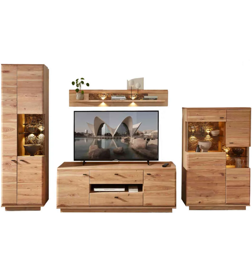 Wohnzimmerschränke und Regal Set - Cassna (vierteilig)