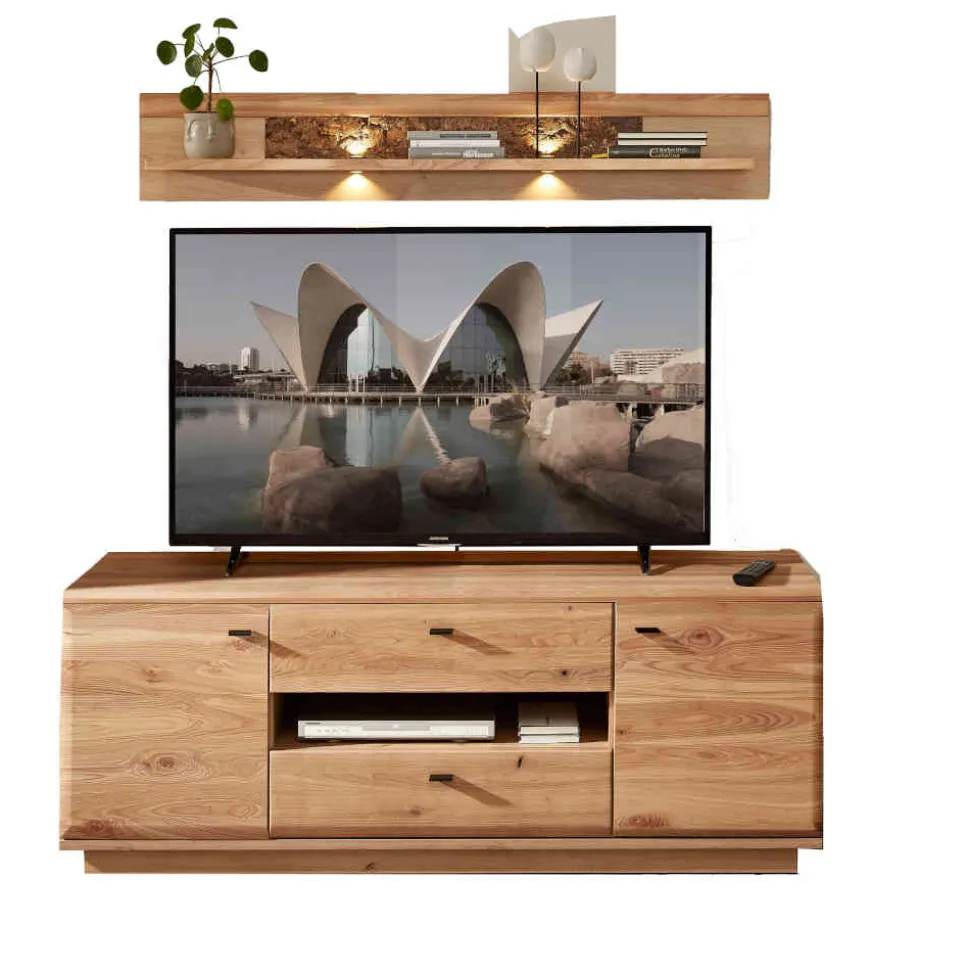 Wohnzimmerschränke und Regal Set - Cassna (vierteilig)