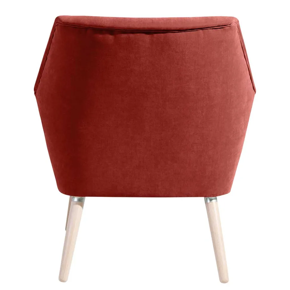 Wohnzimmersessel in Terracotta Velours - Emjada