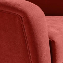 Wohnzimmersessel in Terracotta Velours - Emjada