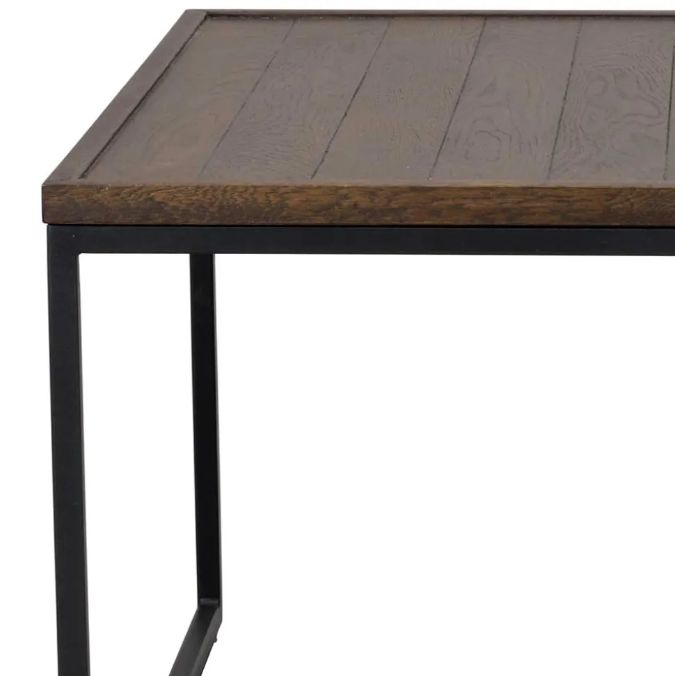 Wohnzimmertisch in Eiche Dunkel & Schwarz - Stamforts