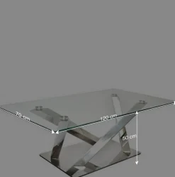 Wohnzimmertisch mit Mikado Fußgestell - Tudan