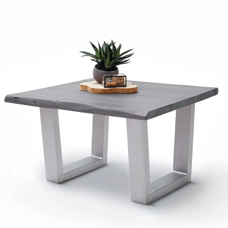 Wohnzimmertisch mit Naturkante Akazie - Daana