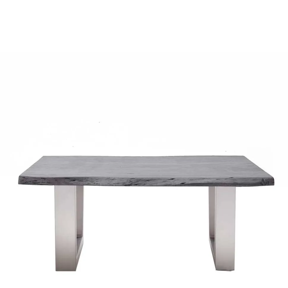 Wohnzimmertisch mit Naturkante Akazie - Daana