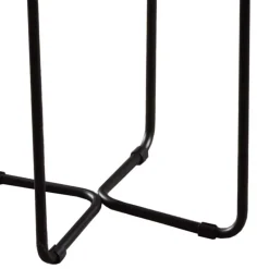 Wohnzimmertisch mit runder Strukturglas Platte - Borey