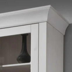 Wohnzimmervitrine Satumare in Weiß