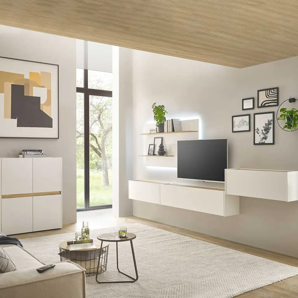 Wohnzimmeschränke & Regal Set - Nonessia (fünfteilig)
