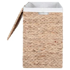 Wäschekorb aus Wasserhyazinthe Geflecht - Vadigos