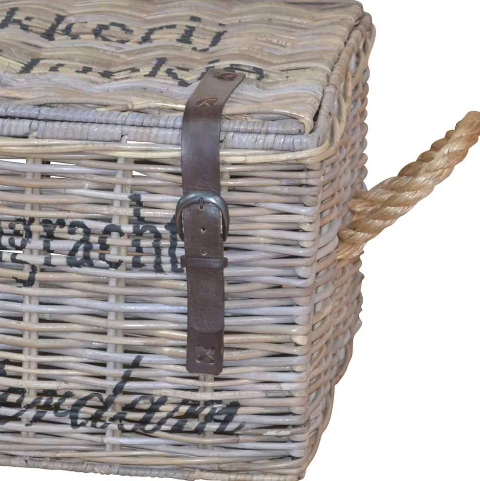 Wäschetruhe Podian aus Rattan