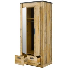 90x200 Bett & Nachttisch & Schrank - Naiavio (dreiteilig)