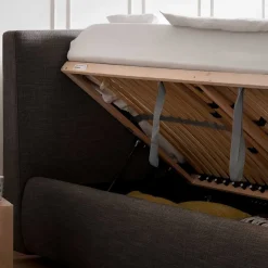 180x200 Bett mit Bettkasten & TTF Matratzen - Zebastio