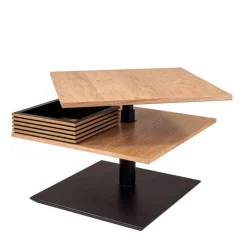 70x70 cm Couchtisch mit Staufach - Portland