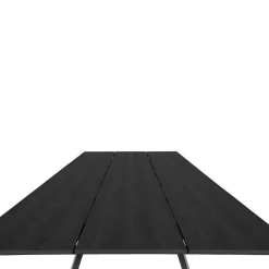 220x100 cm Designer Gartentisch in Schwarz - Lavagna
