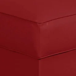 53x53 cm Kunstlederhocker in Rot - Durango