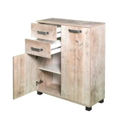 81x95 cm Touchwood Kommode in Eiche Grau - Mosnito