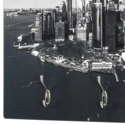 60x60 cm Wandgarderobe mit Fotodruck - Bahma