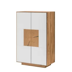 72x112 Design Schuhschrank in Wildeiche & Weiß - Mandrey