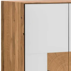 72x112 Design Schuhschrank in Wildeiche & Weiß - Mandrey