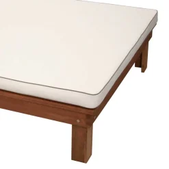 120x200 Gartenliege aus Eukalyptusholz - Ebruar