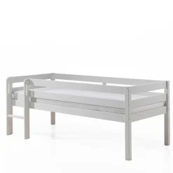 90x200 Hochbett in Weiß - 83 cm hoch - Renema