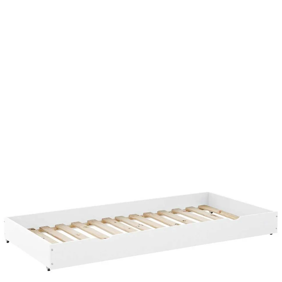 90x200 Kinder Etagenbett in Weiß - Carona