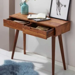 90x36 Mid Century Konsolentisch aus Holz - Cizio