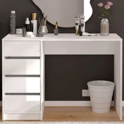 110x48 Moderner Schminktisch mit vier Schubladen - Savocca