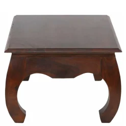 60x60 oder 110x60 Opiumtisch aus Akazie Braun - Gorges