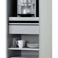 50x202 Rollladen Schrank in Weiß - Asta