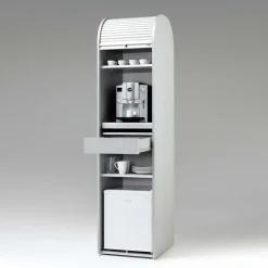 50x202 Rollladen Schrank in Weiß - Asta