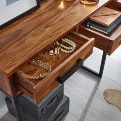 90x36 Schreibtisch Schminktisch mit Schubladen - Vioriga