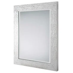 55x70 Spiegel mit breitem Rahmen in Silber - Tunapuna
