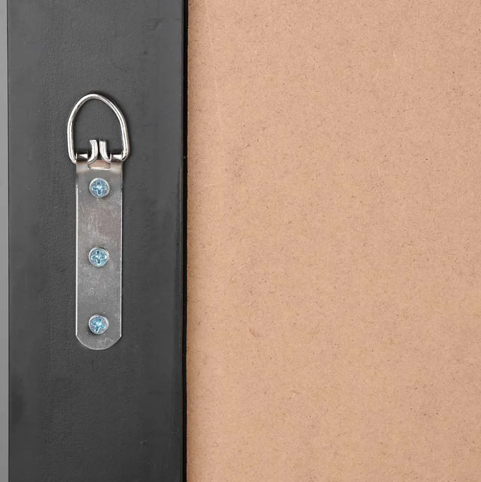 55x70 Spiegel mit breitem Rahmen in Silber - Tunapuna