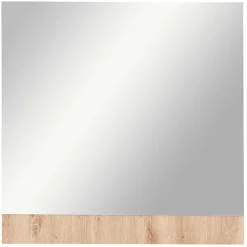 84x84 Spiegel mit Wildeiche NB Leiste - Cluster