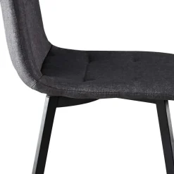 160x90 Tisch mit X-Füßen & Stühle - Zandras (fünfteilig)