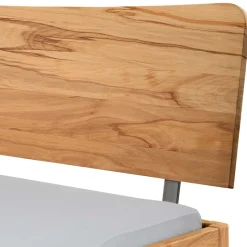 140x200 Wildbuche Bett mit Metallfüßen - Ethina