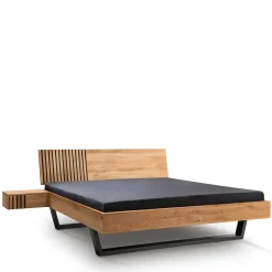 140x200 Wildeiche Bett mit Kufen - Manarola